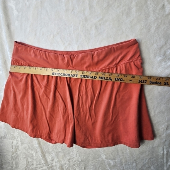 Patagonia skort skirt womens XXL orange 15 inches long lining shorts - Picture 3 of 8